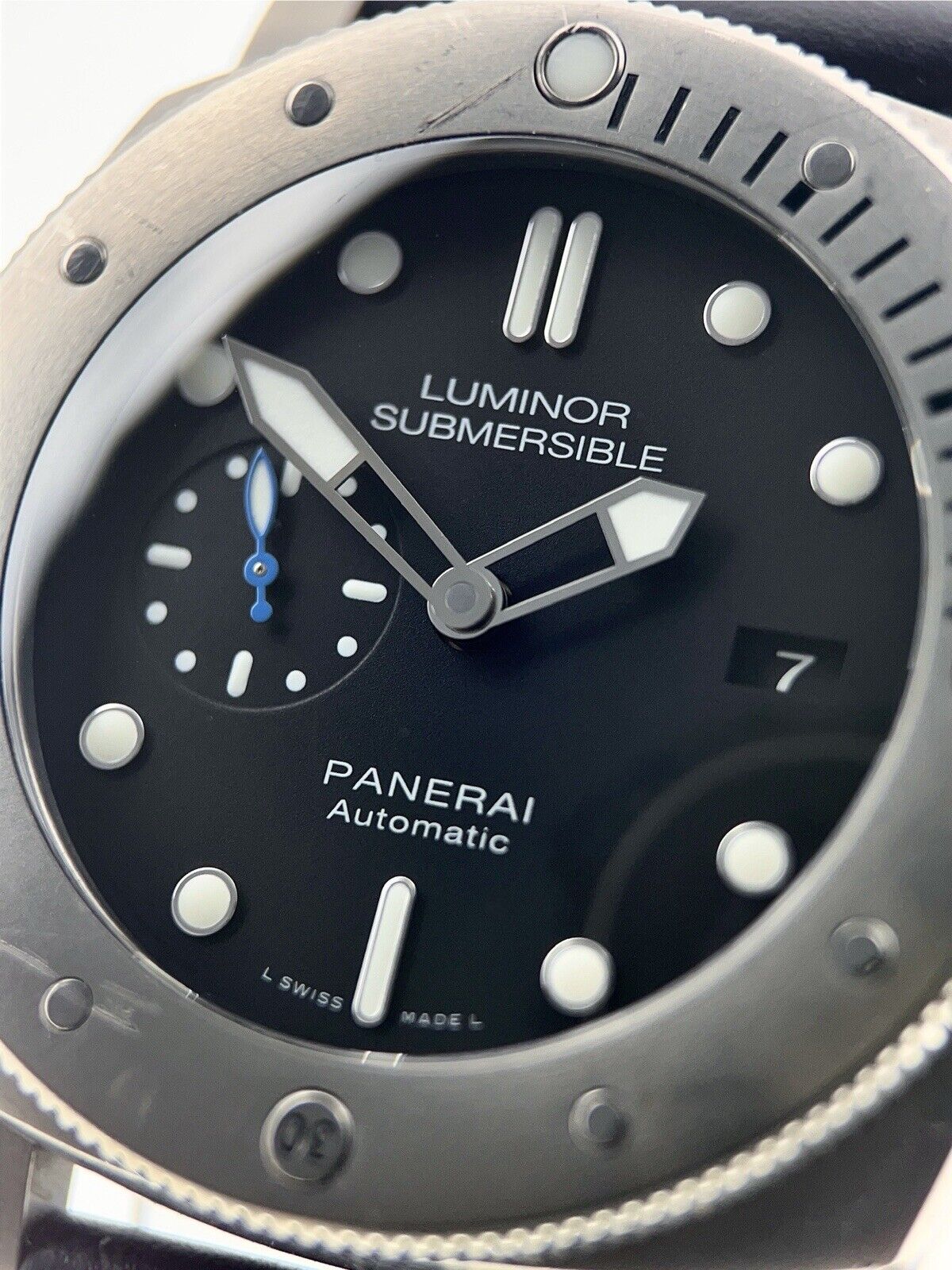 Panerai Luminor Submersible Titanium Black Dial 47mm Automatic Watch PAM01305