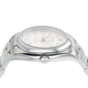 Rolex Air King Dominos Silver Dial Steel 34mm Automatic Unisex Watch 114200