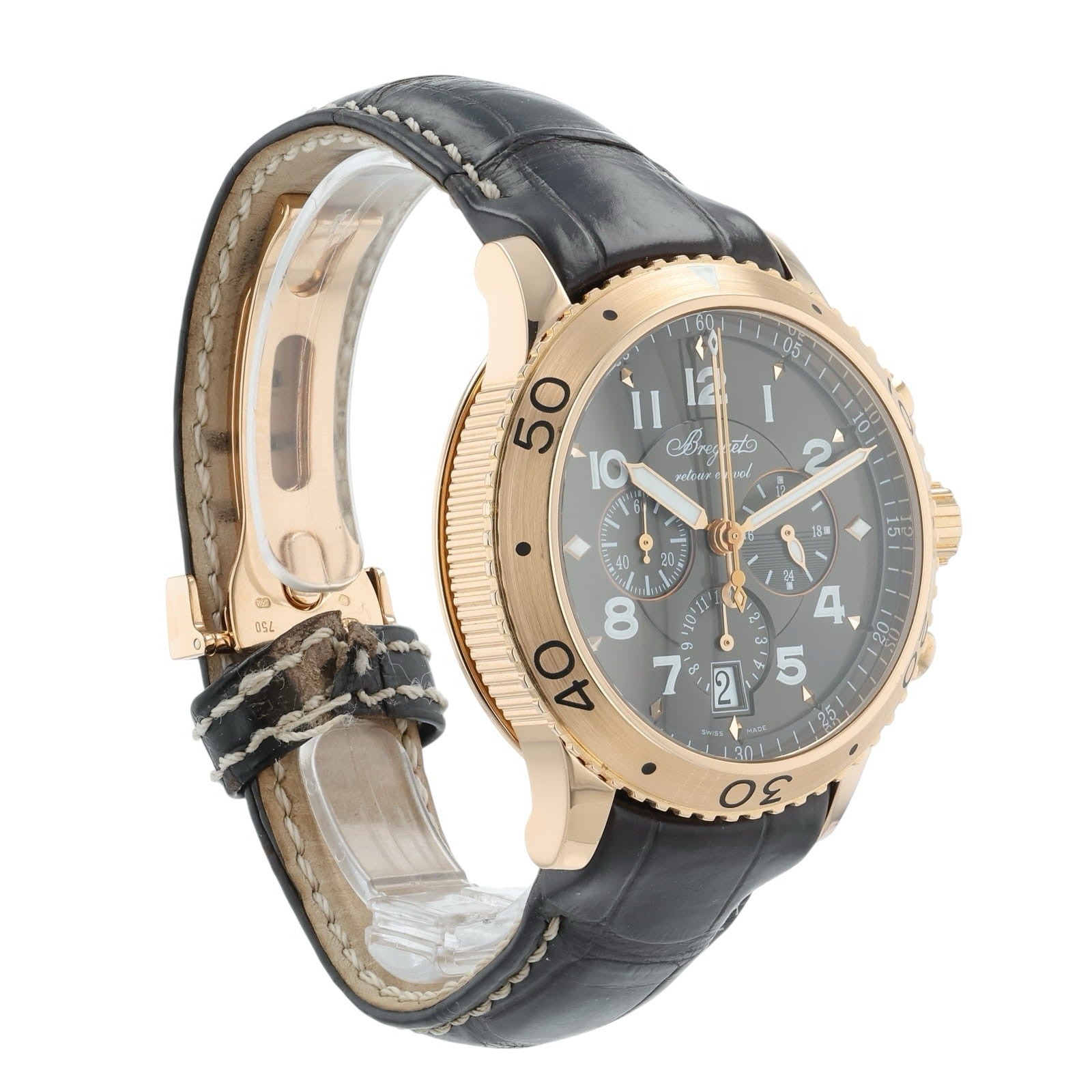 Breguet Type XXI Transatlantique 3810BR/92/9ZU 18k Rose Gold Flyback Chrono 42mm