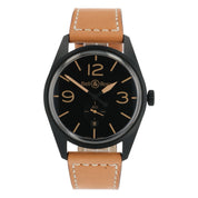 Bell & Ross Heritage PVD Stainless Steel Black Dial 41mm Automatic Mens BR123-95