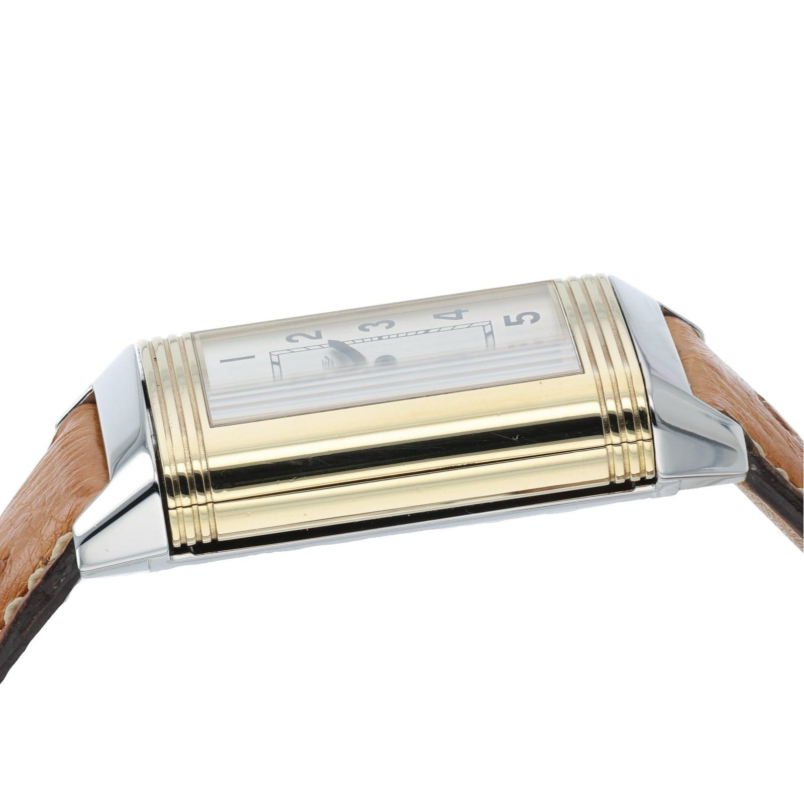Jaeger-LeCoultre Reverso 18k Yellow Gold & Steel Silver Dial 26x42mm 270.8.62