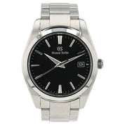 Grand Seiko Heritage Collection Black Dial Steel 37mm Quartz Mens Watch SBGX261G