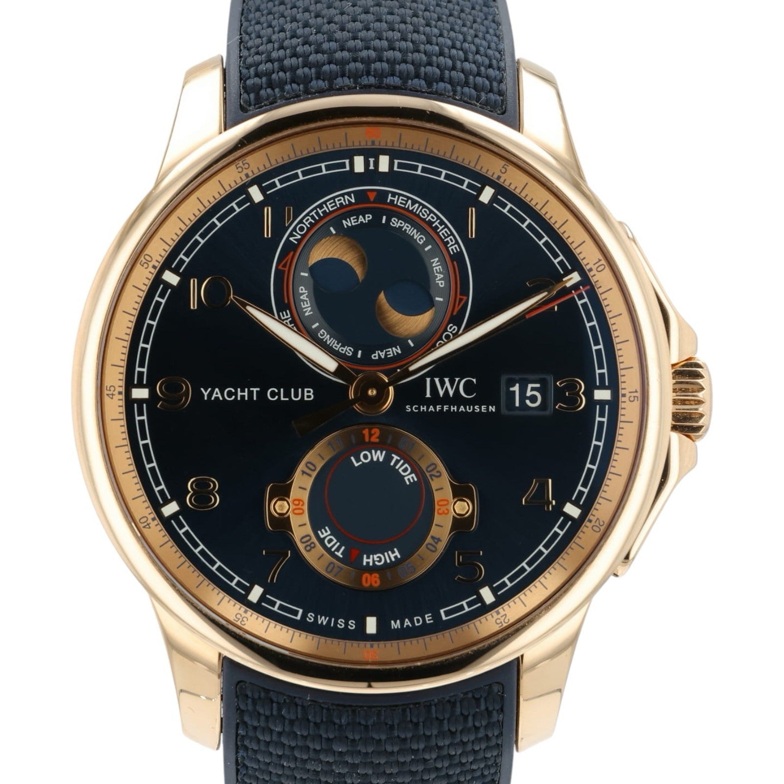 IWC Portugiesser Blue Dial 18k Rose Gold 44.6mm Automatic Men’s Watch IW344001