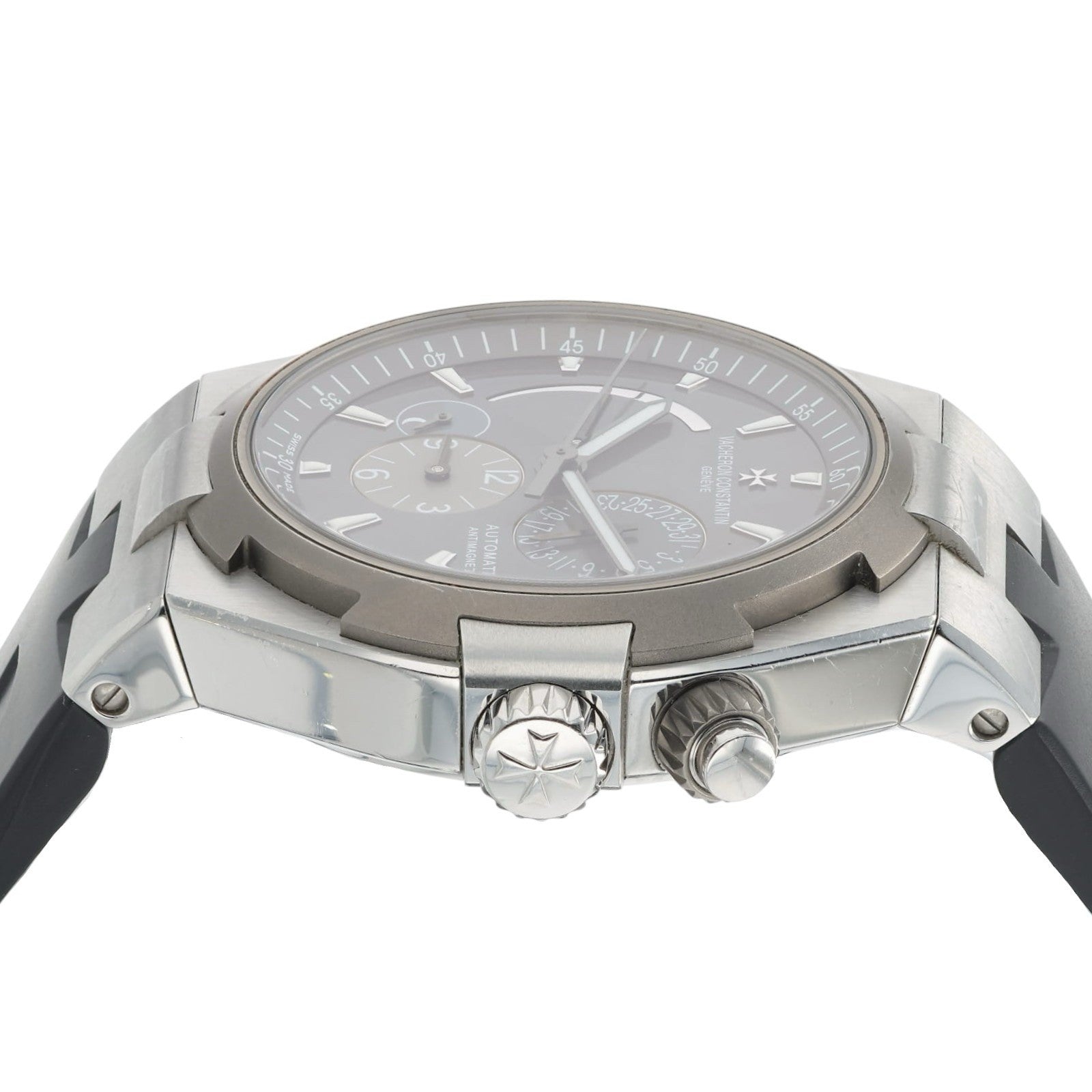 Vacheron Overseas Grey Dial Stainless Steel 42mm Automatic Men’s Watch 47450