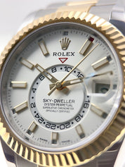 Rolex Sky-Dweller Stainless Steel & Gold 42mm Automatic Mens Watch 326933 - B/P