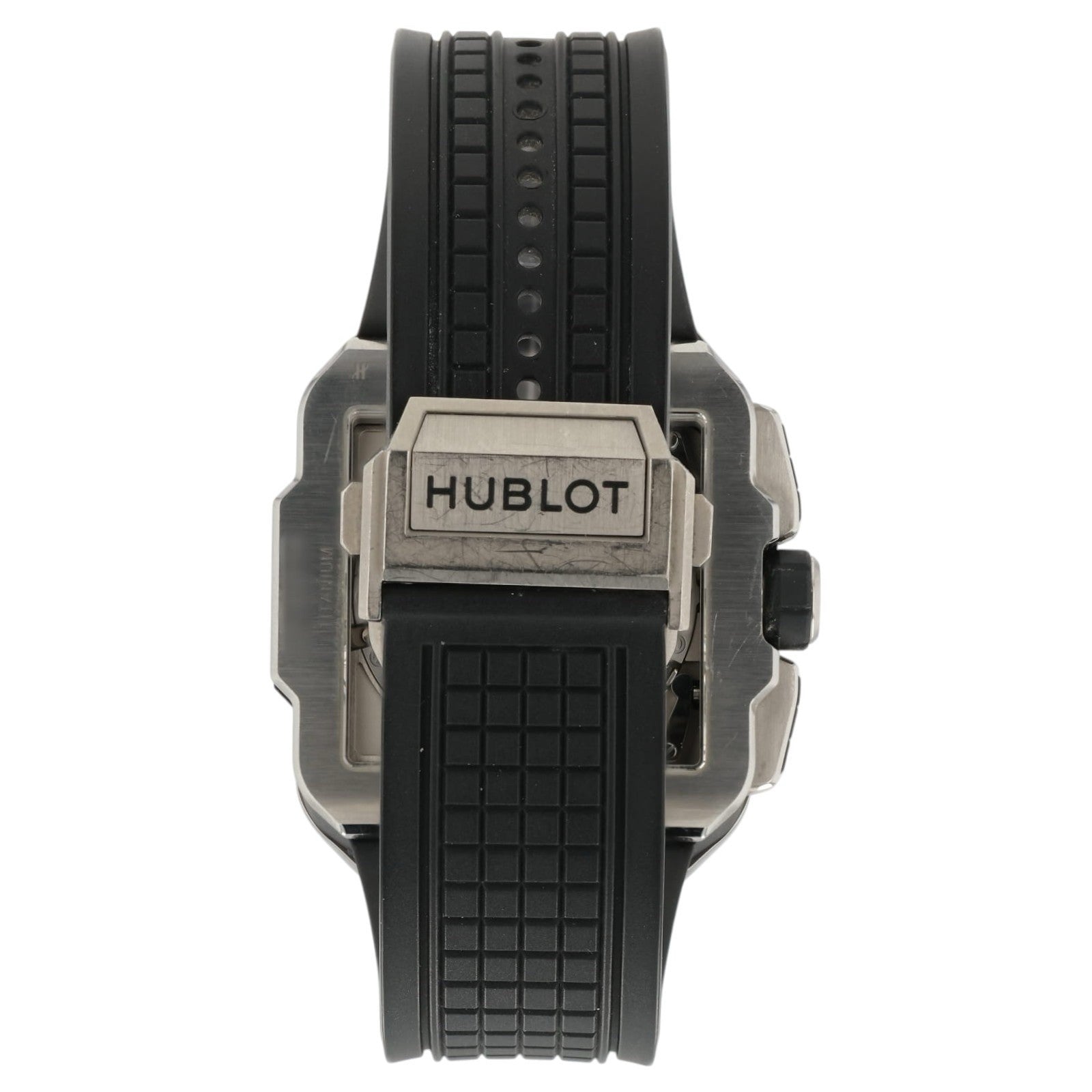 Hublot Square Bang Skeleton Dial Titanium 42mm Automatic Mens 821.NX.0170.RX