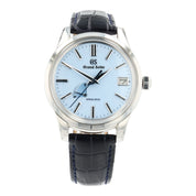 Grand Seiko Skyflake Stainless Steel Blue Dial 40mm Automatic Mens Watch SBGA407