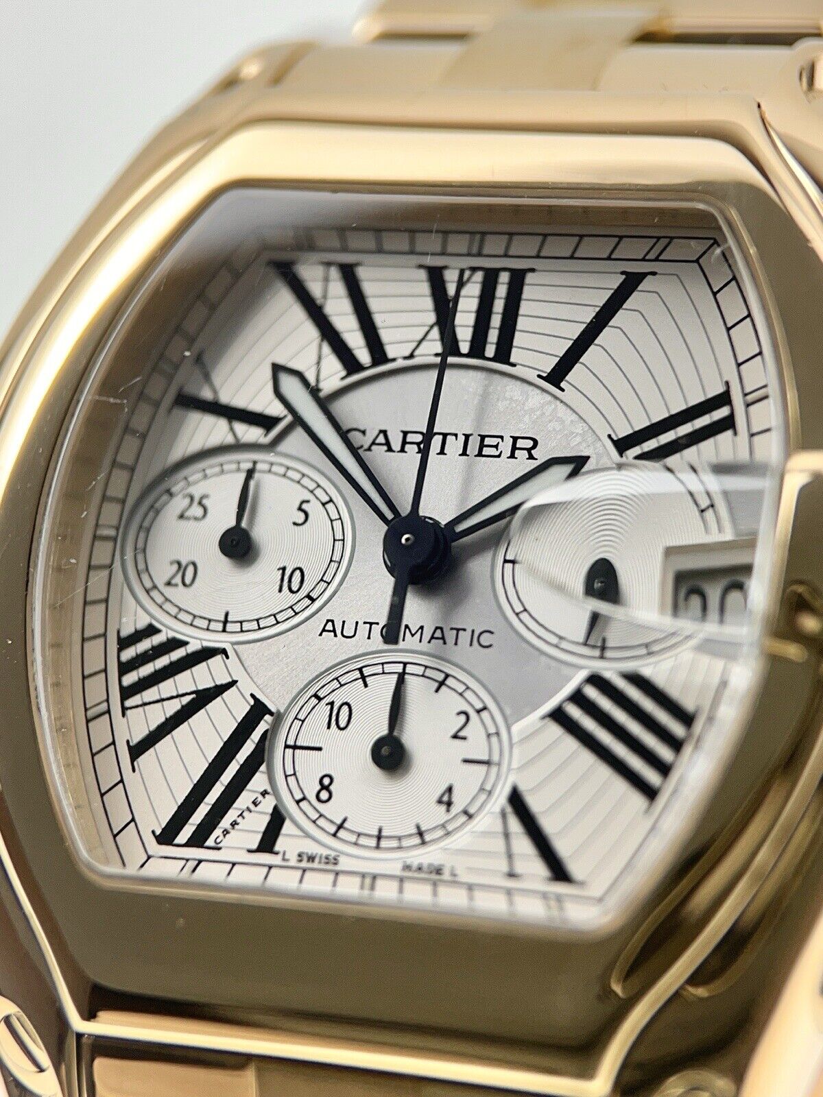 Cartier Roadster 18k Yellow Gold 47mm Automatic Men’s Watch 2619 - Box/Papers