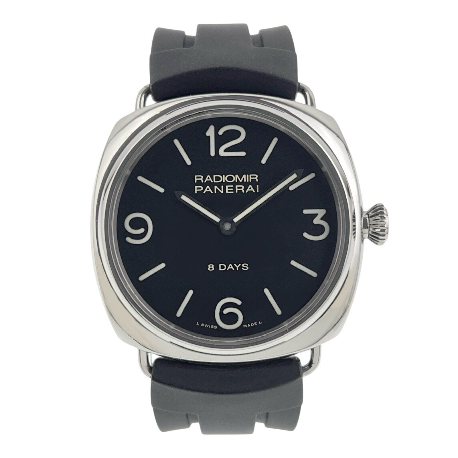 Panerai Radiomir 8 Days Stainless Steel Black Dial 45mm Manual Wind PAM00610