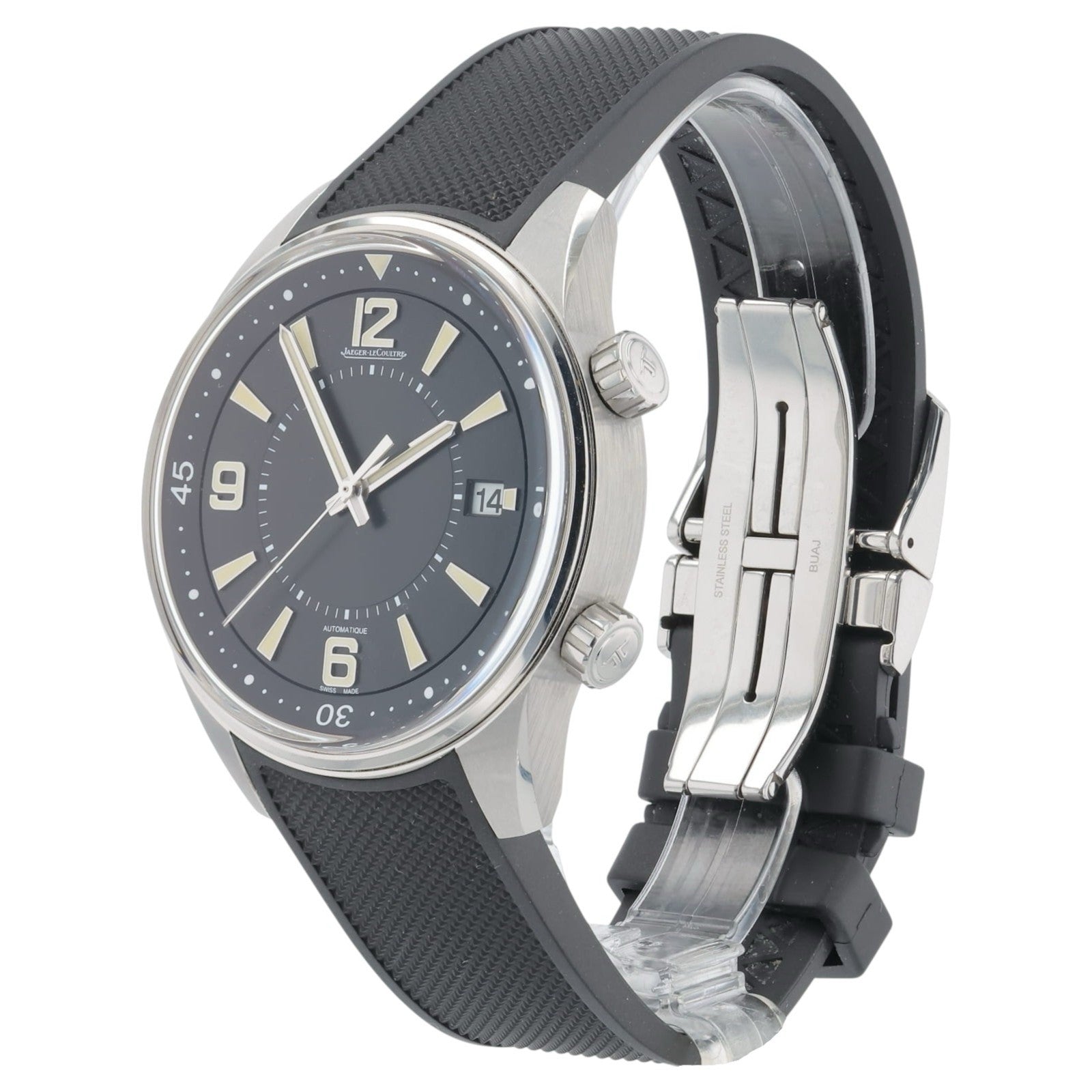 Jaeger-LeCoultre Polaris Stainless Steel Black Dial 42mm Automatic Mens Q9068670