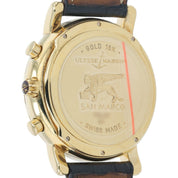 Ulysse Nardin San Hourstriker 18k Yellow Gold Blue Dial 40mm Automatic 751-22