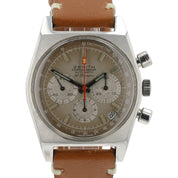 Zenith Chronograph El Primero Vintage Brown Dial Steel 37mm Automatic Mens A385