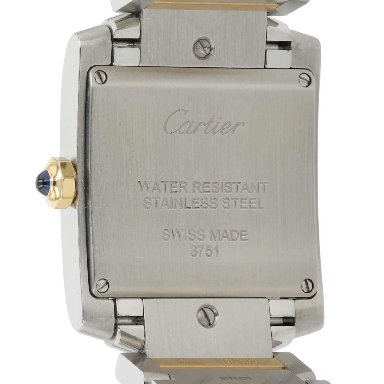 Cartier Tank Francaise Steel and Gold White Dial 25mm Quartz Women’s W2TA0003