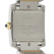 Cartier Tank Francaise Steel and Gold White Dial 25mm Quartz Women’s W2TA0003