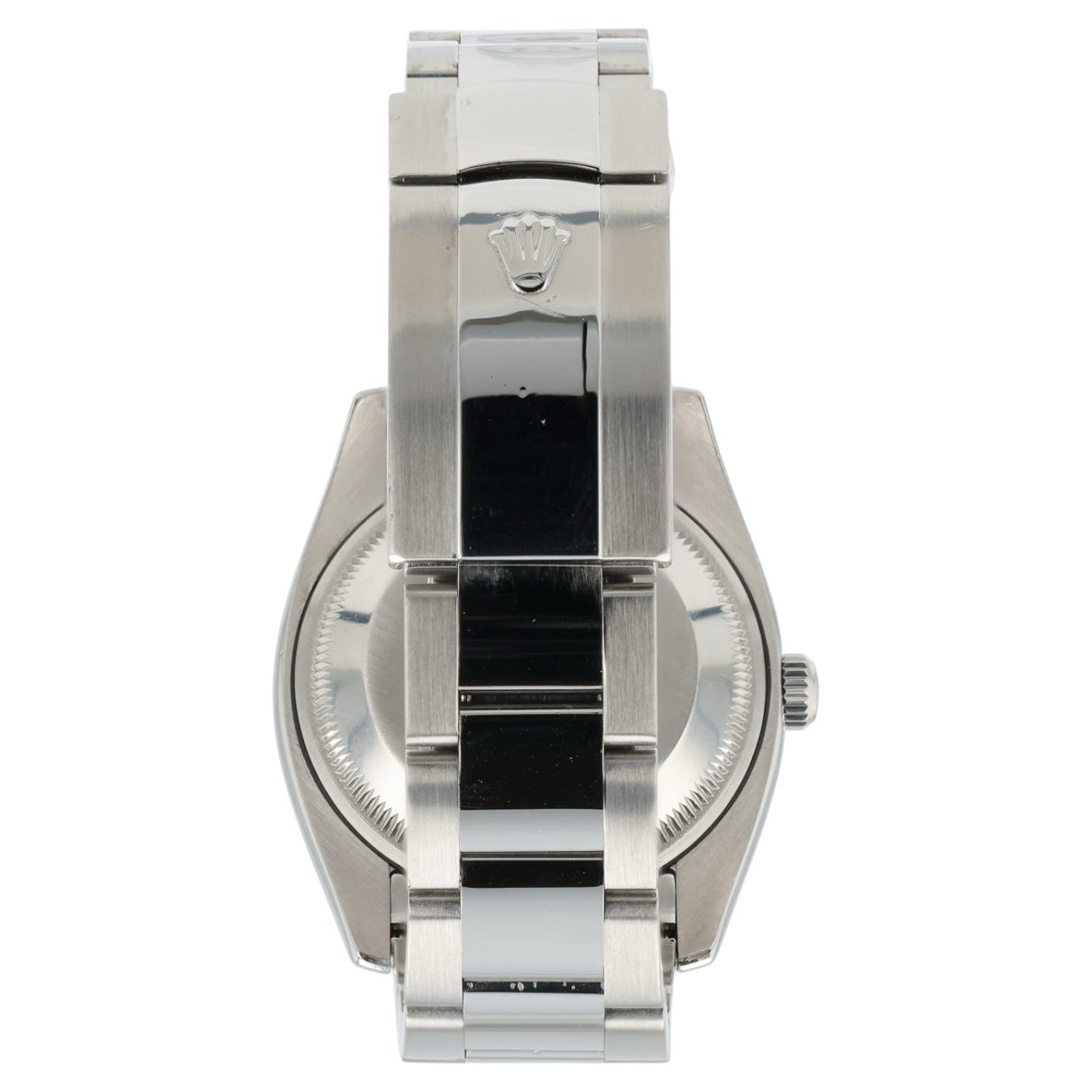 Rolex Oyster Perpetual Date White Dial Steel 34mm Automatic Men’s Watch 115234