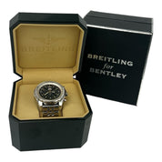 Breitling Bentley Chrono 6.75 Neptune Blue Dial Stainless Steel Men Watch A44362