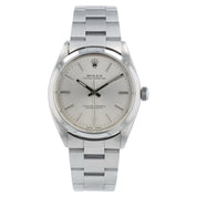 Rolex Oyster Perpetual Silver Dial Stainless Steel 34mm Auto Men’s Watch 1002