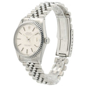 Rolex Datejust Silver Dial Stainless Steel 36mm Automatic Men's Watch 16030