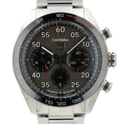 Tag Heuer Porsche Carrera Black Dial Stainless Steel 44mm Automatic Mens CBN2A1F