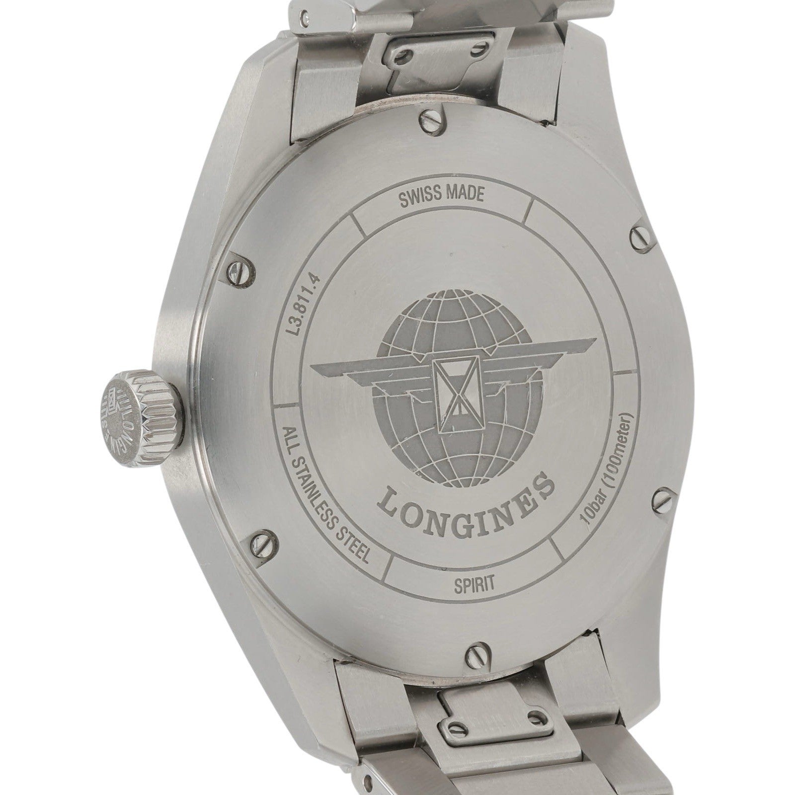 Longines Spirit Heritage Steel Silver Dial 42mm Automatic Movement Mens L3.811.4