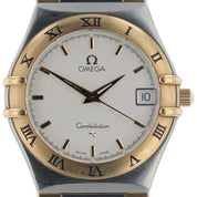 Omega Constellation Steel & Gold White Dial 33mm Quartz Movement Men’s 1312.30
