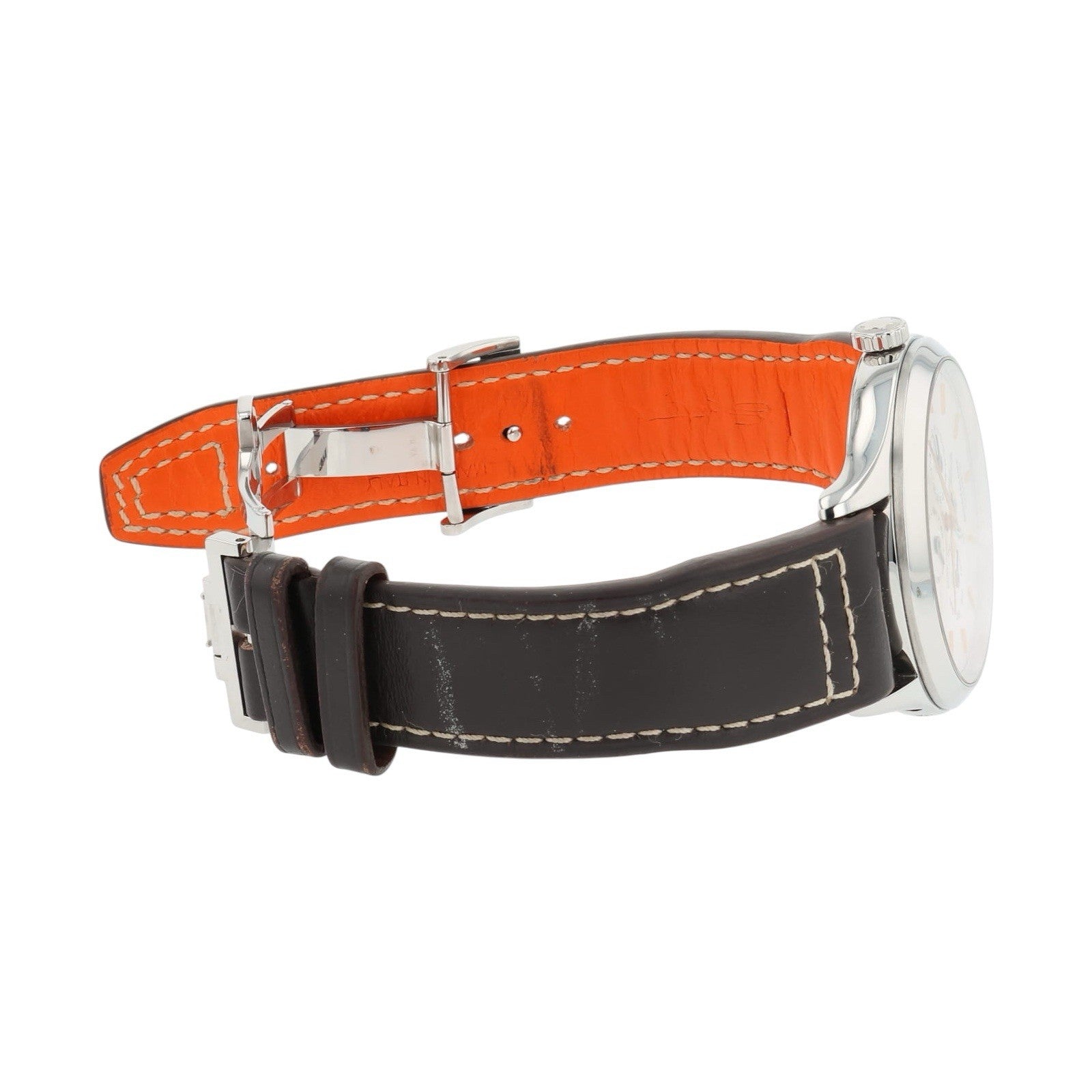 Montblanc Heritage Annual Calendar Steel Silver Dial 40mm Automatic Mens 112534