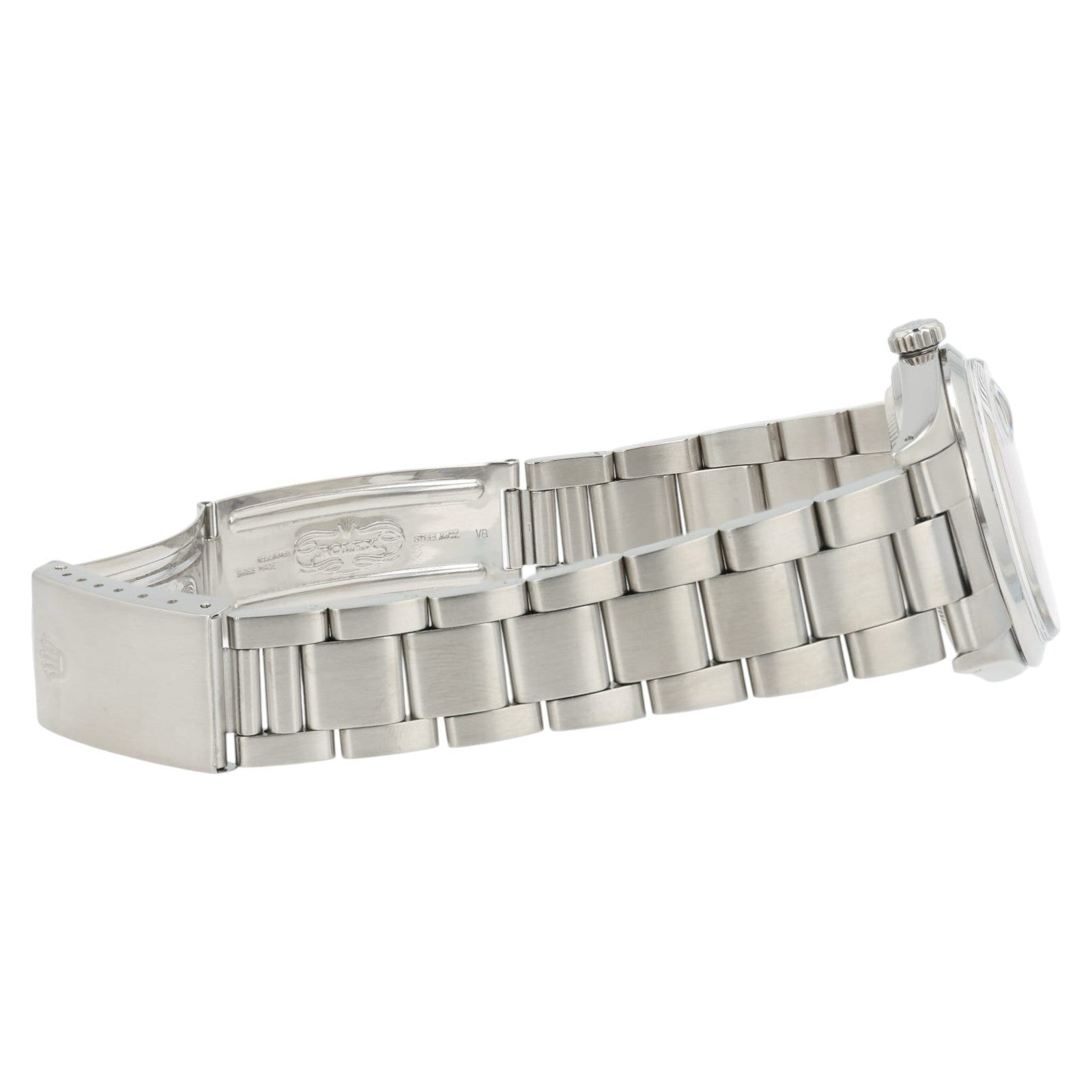 Rolex Datejust Gray Dial Stainless Steel 36mm Automatic Movement Mens Watch 1600