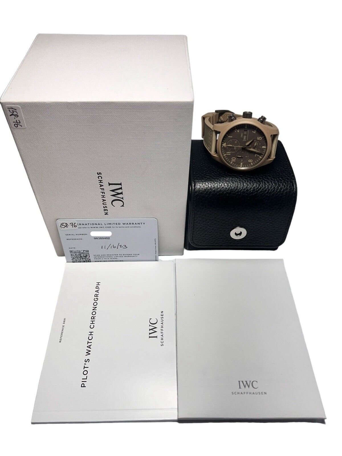 IWC Pilot Chronograph Mojave Desert Beige Ceramic 41mm Automatic Watch IW389402