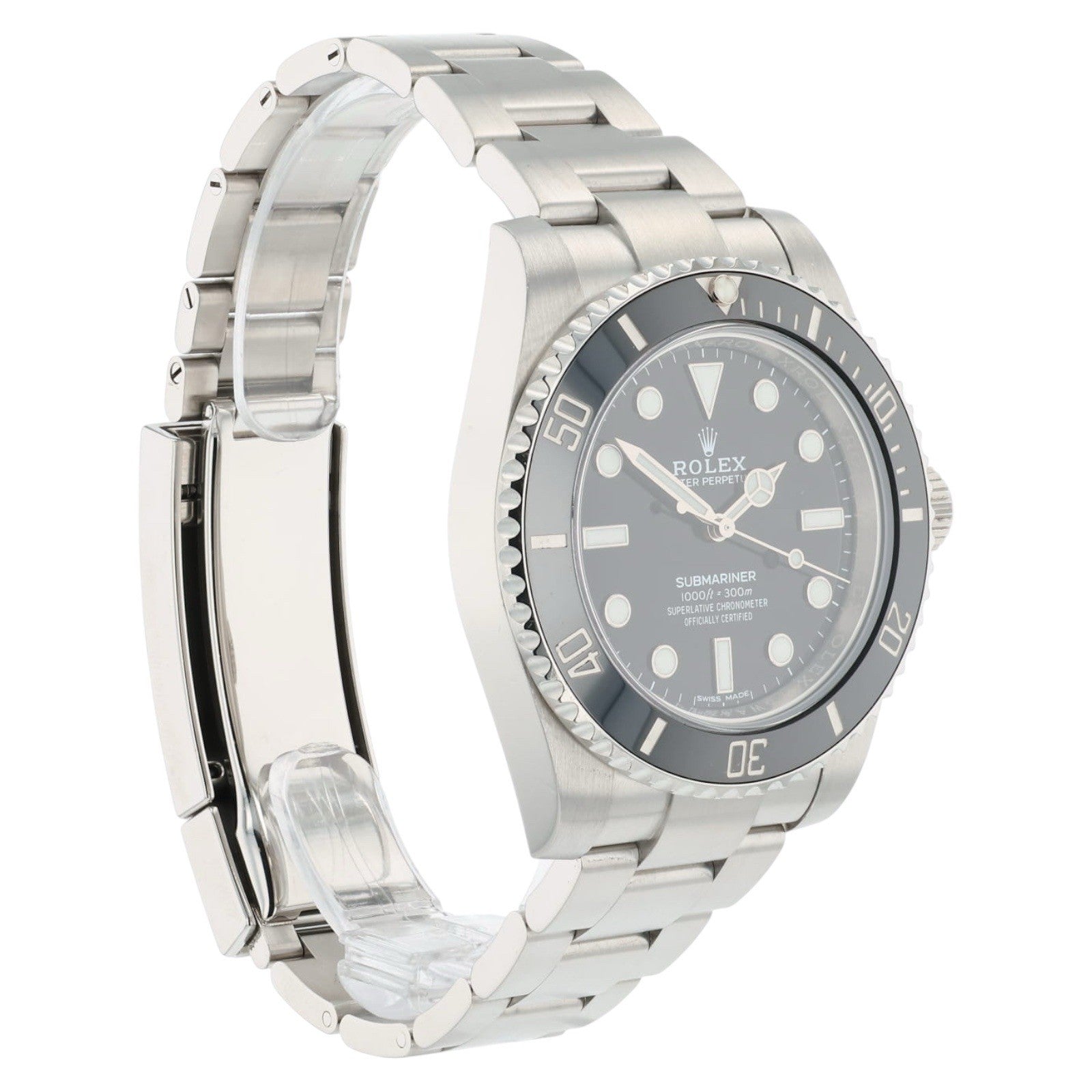 Rolex Submariner Stainless Steel Black Dial 40mm Automatic Movement Mens 114060