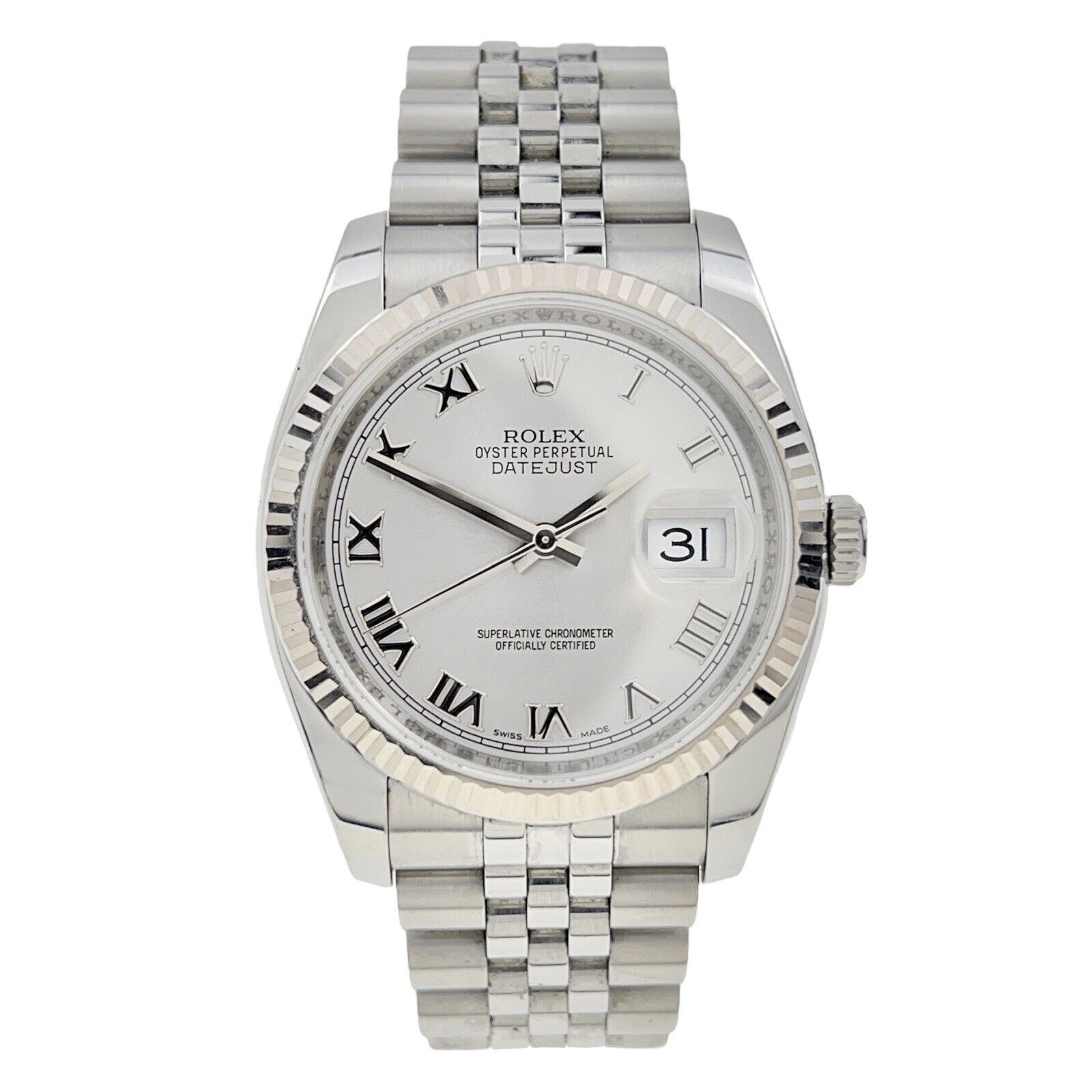 Rolex Datejust Stainless Steel Jubilee 36mm Automatic Men’s Watch 116234