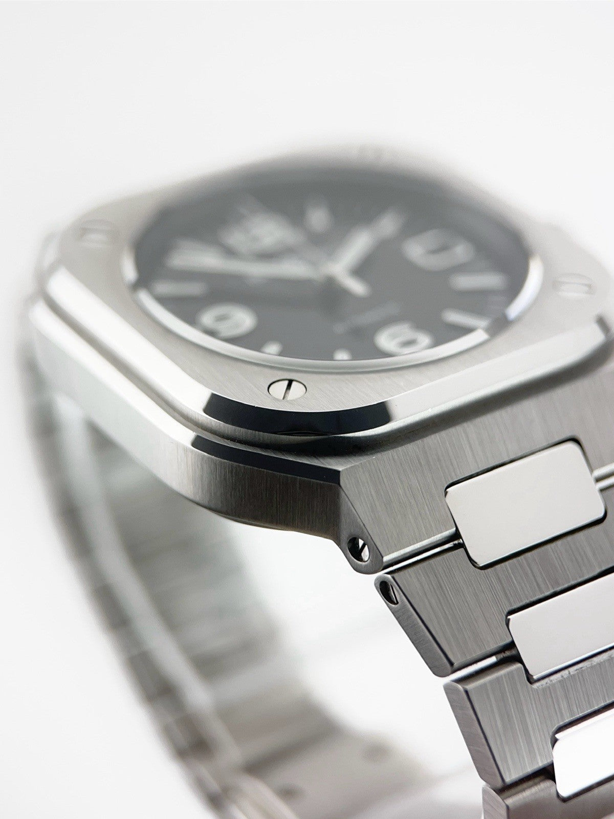 Bell & Ross Stainless Steel Black Dial 40mm Automatic Men's Watch BR05