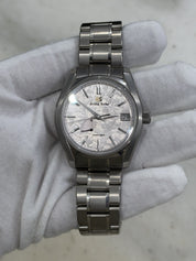 2023 Grand Seiko Heritage “Shunbun” Pink Dial Titanium 40mm Watch SBGA413