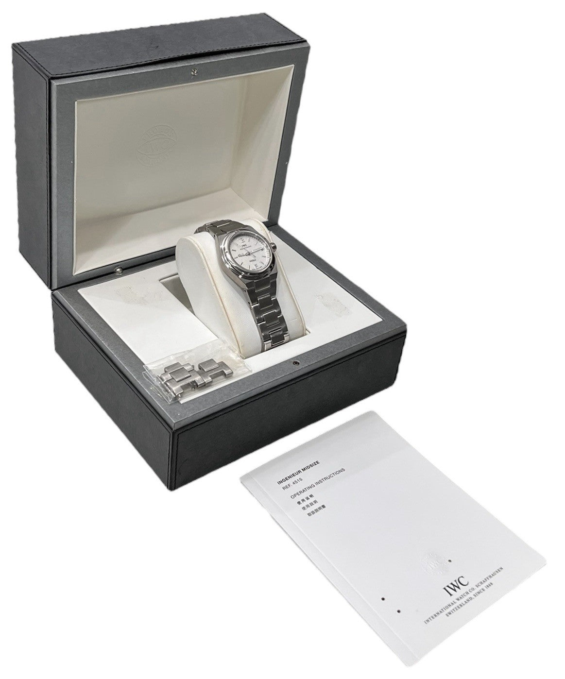 IWC Ingenieur Stainless Steel White Dial 34mm Automatic Men’s Watch IW451501