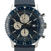 Breitling Chronoliner Blue Dial Stainless Steel 46mm Automatic Mens Watch Y24310