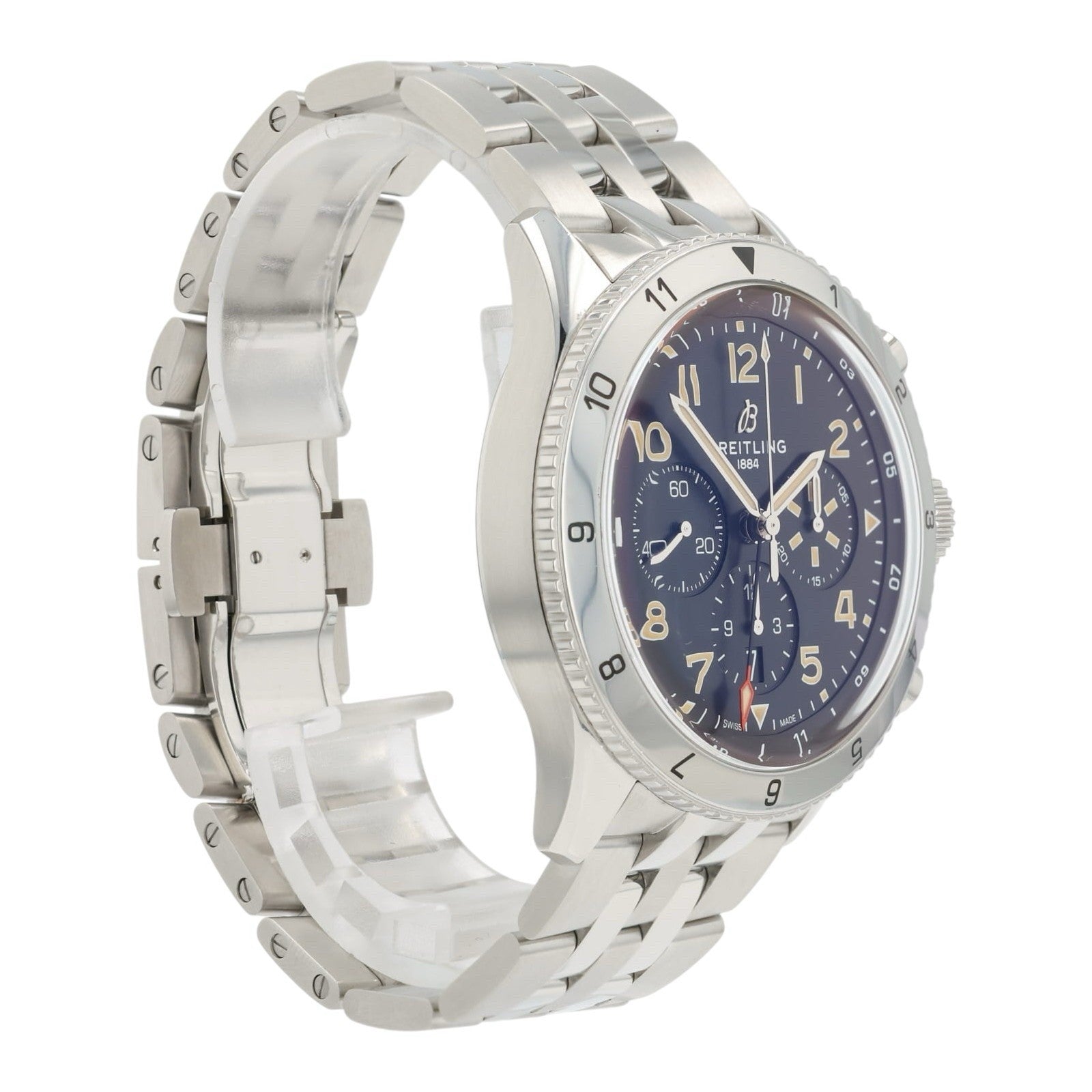 Breitling Super AVI P-51 Mustang Black Dial Steel 46mm Automatic Men’s AB0445