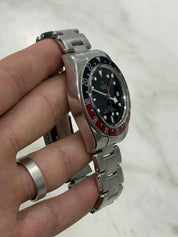 Tudor Black Bay GMT Pepsi Black Dial Stainless Steel Mens Watch 79830RB