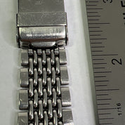 Authethentic 20mm Heuer GAY FRERES Steelinox Beads Rice Bracelet HLC End Links