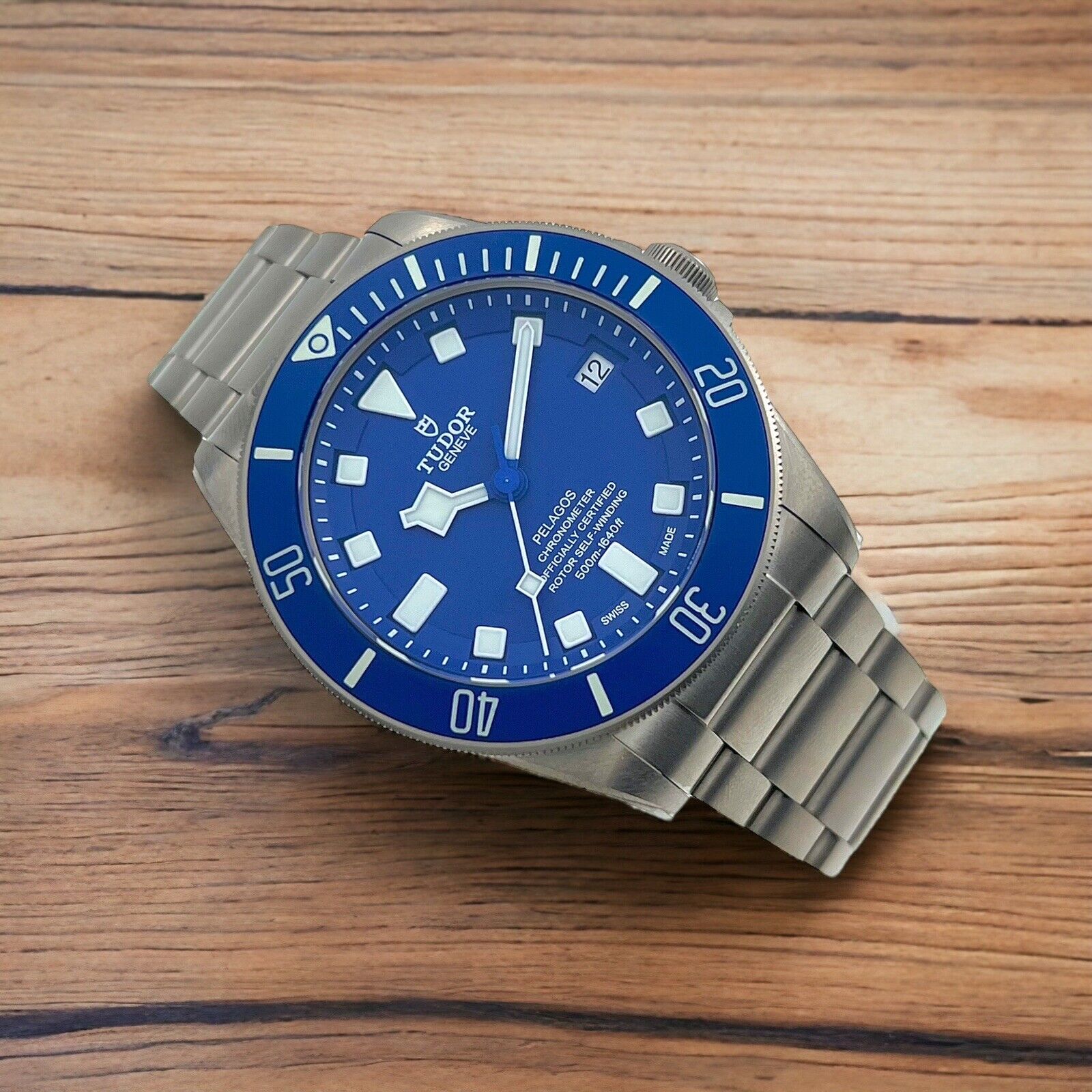 2024 NEW Tudor Pelagos Blue Dial Titanium Automatic 42mm Watch 25600TB