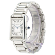 Cartier Tank Must de Cartier Silver Dial Stainless Steel 29.5mm Quartz WSTA0107
