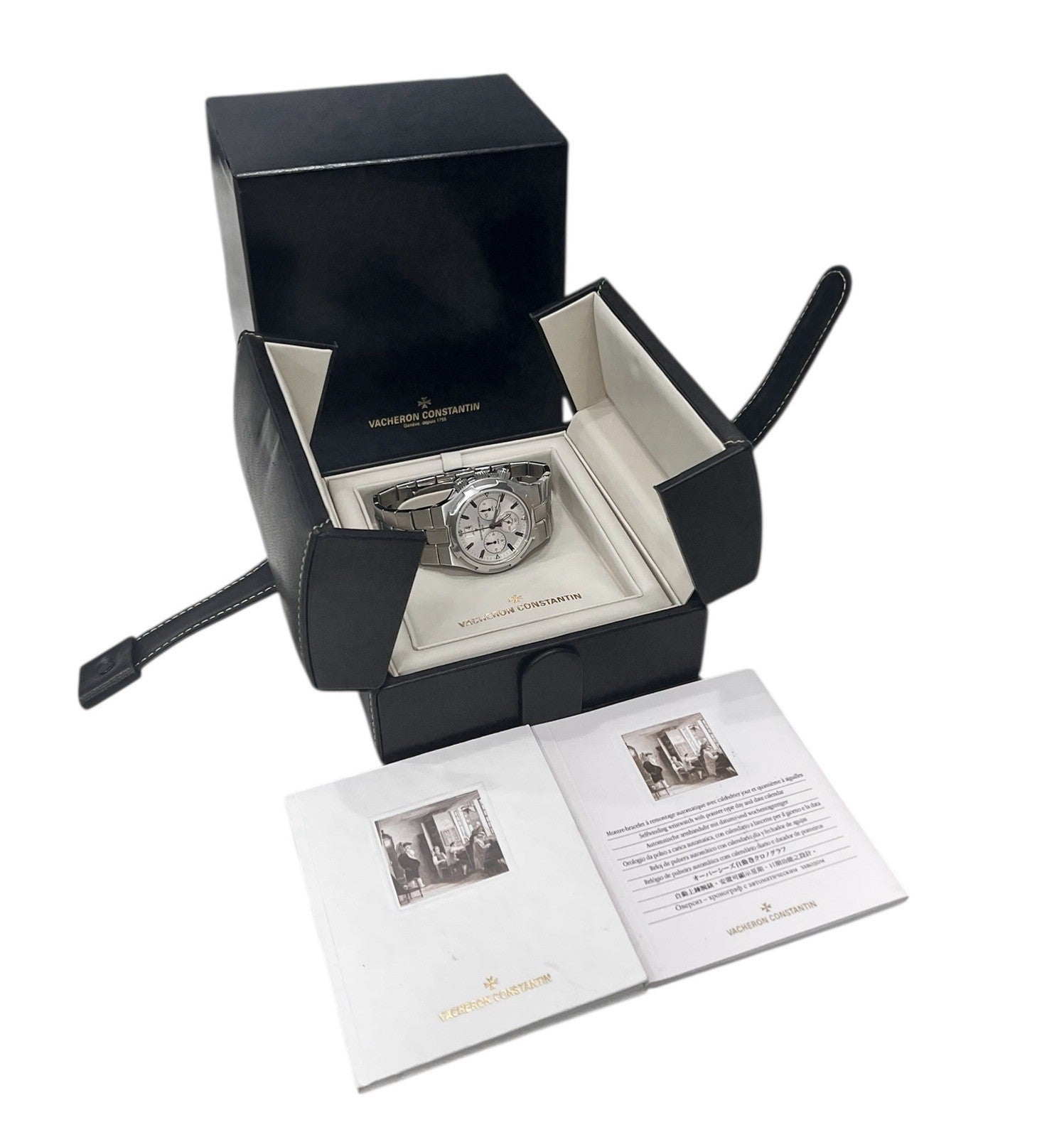 Vacheron Constantin Stainless Steel Silver Dial 40mm Automatic Mens Watch 49140