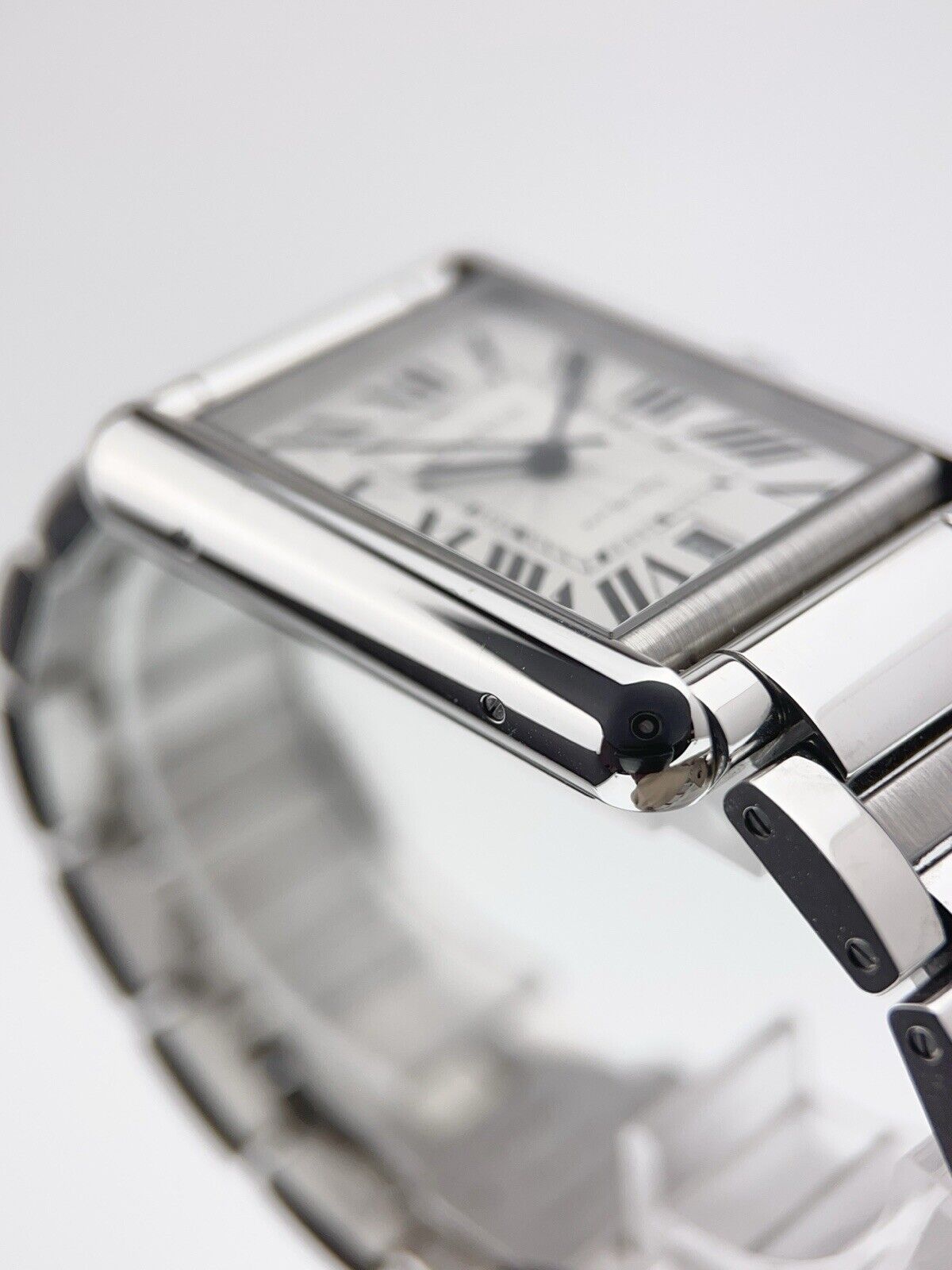 Cartier Tank Solo XL Steel Silver Color Dial 31mm Automatic Men’s Watch WSTA0053