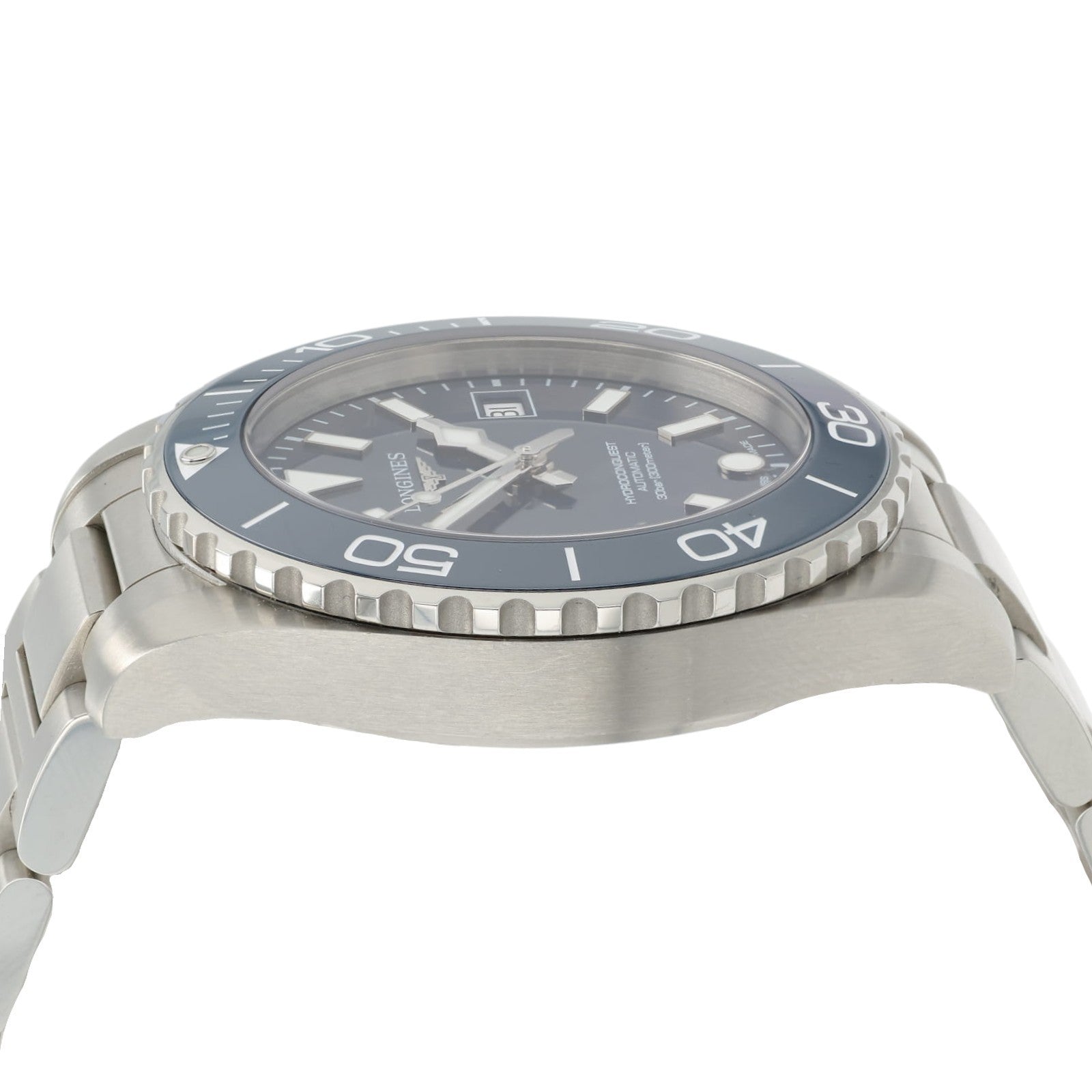 Longines Hydroconquest Blue Dial Stainless Steel 39mm Automatic Mens L3.779.4