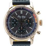 Breitling Top Time 18k Rose Gold Brown Dial 41mm Automatic Mens Watch RB0176