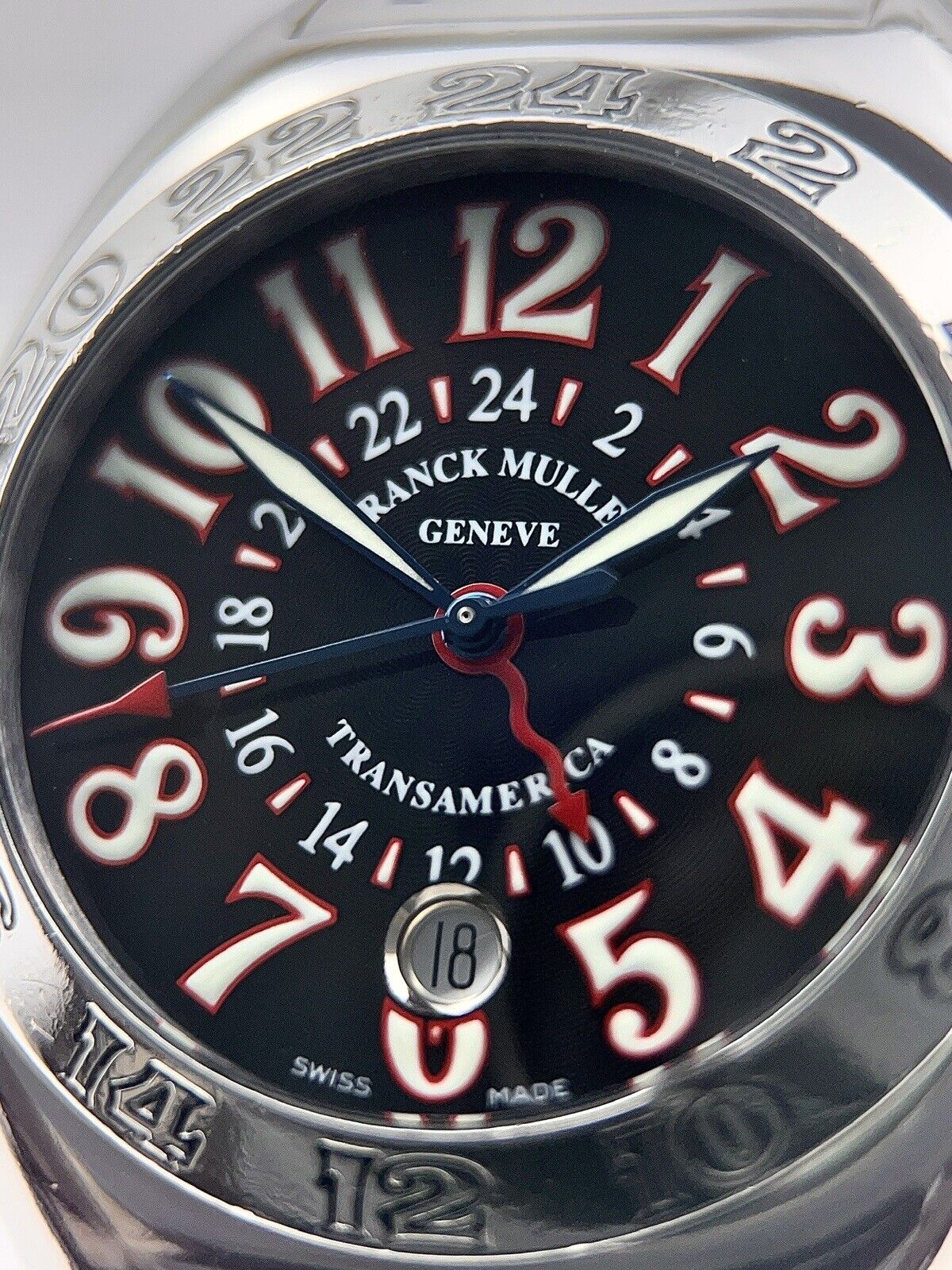 Franck Muller Automatic 40mm Black 2000WW GMT Date Transamerica