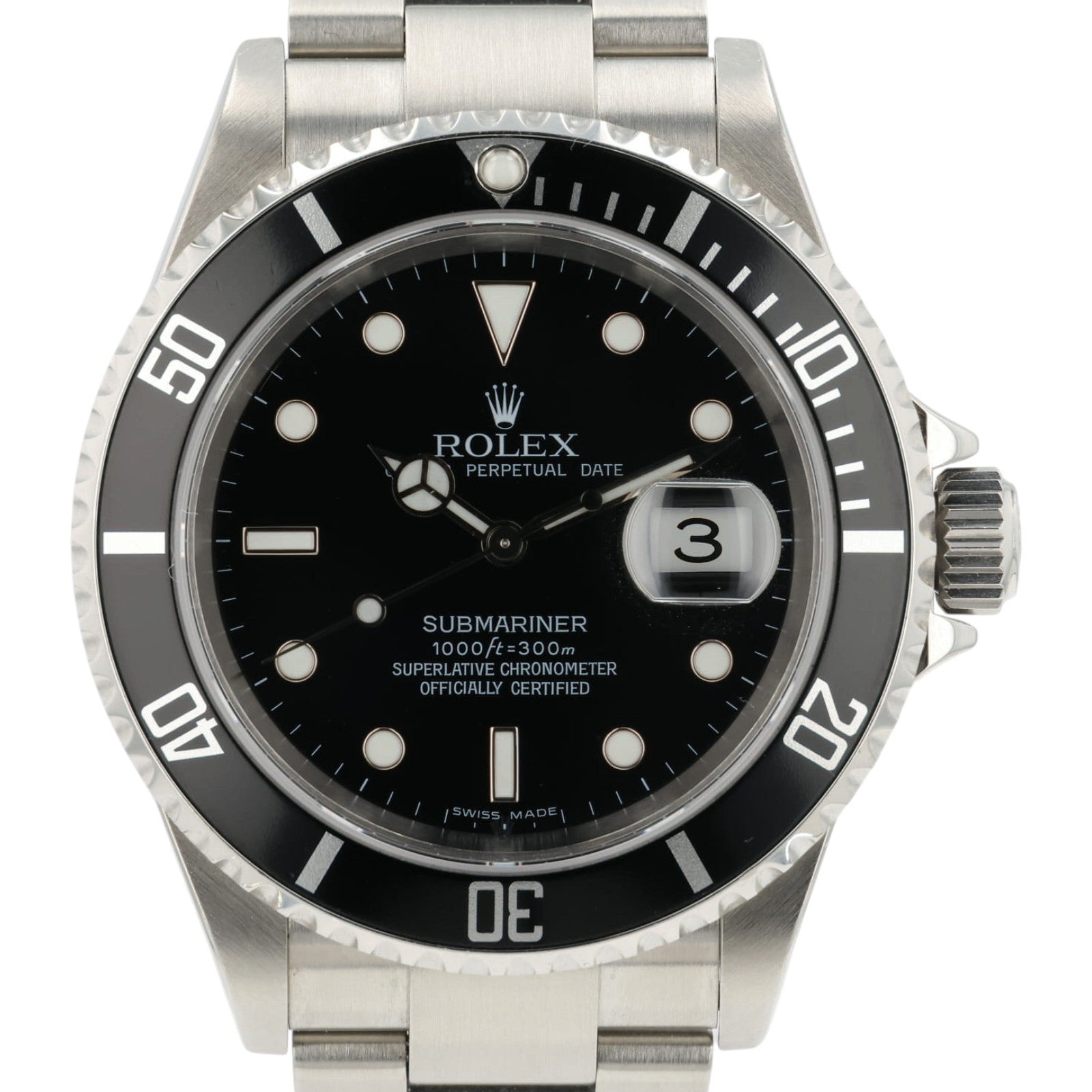 2026 CPO Rolex Submariner Black Dial Stainless Steel 40mm Auto Mens Watch 16610