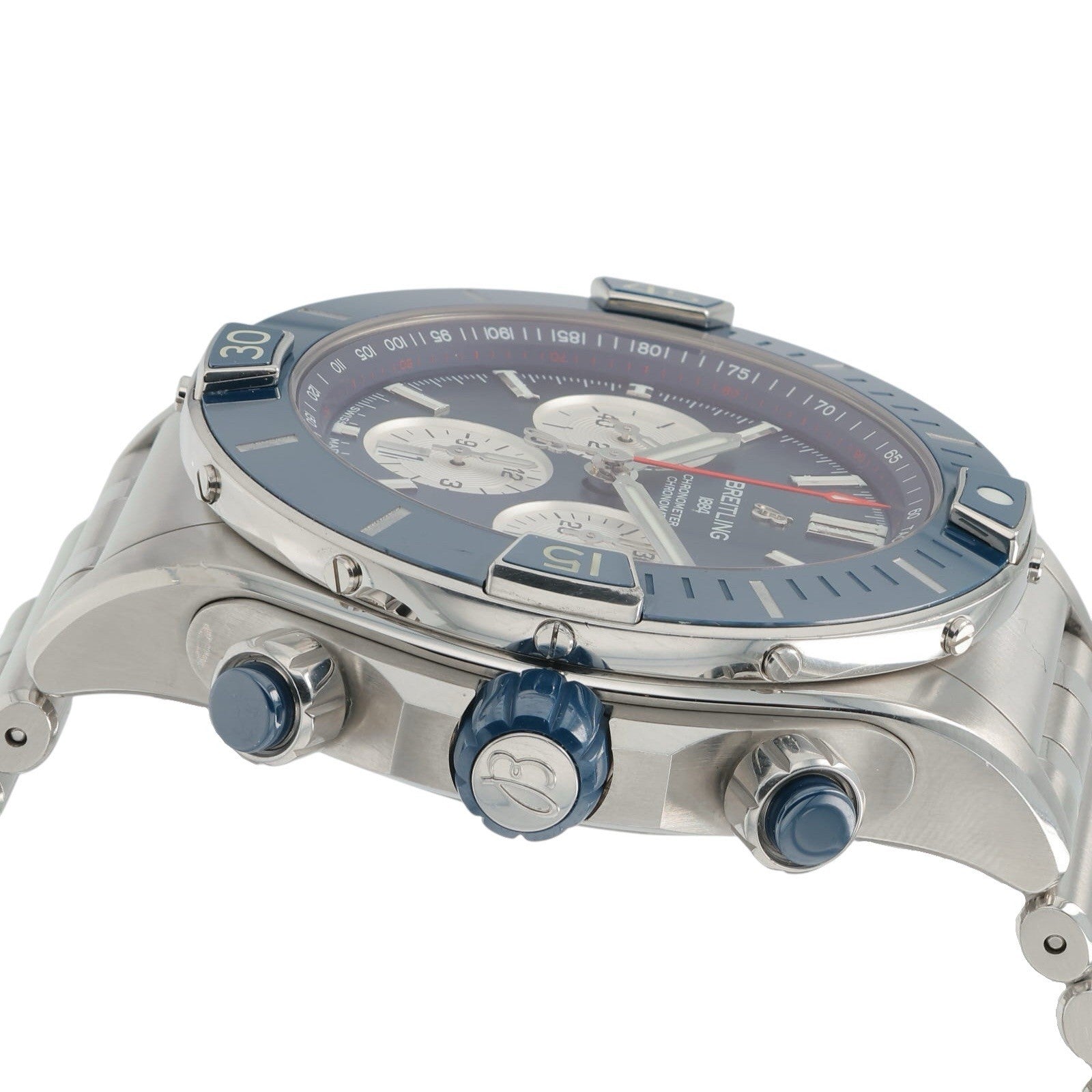 Breitling Super Chronomat B01 Steel Blue Dial 44mm Automatic Men’s Watch AB0136