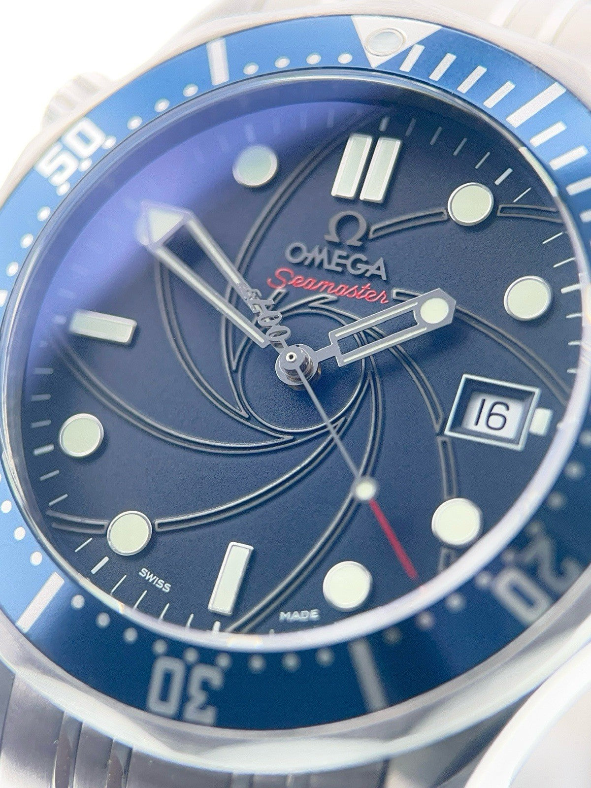 Omega Seamaster Stainless Steel Blue Dial 41mm Automatic Mens Watch 2226.80.00