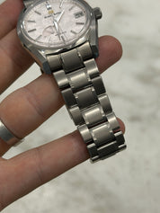 Grand Seiko Heritage Collection “Shunbun” Pink Dial Titanium 40mm Watch SBGA413