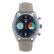 Tag Heuer Carrera Stainless Steel Blue Dial 39mm Automatic Mens Watch CBS2213