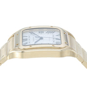 2022 Cartier Santos Silver Dial 18k Yellow Gold 40mm Automatic Watch WGSA0029